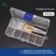 Springevenstar 500 Chiếc Đa Năng Kính Mắt Bộ Dụng Cụ Sửa Chữa Có Ốc Vít Miếng Đệm Mũi Tua Vít Cho Gia Đình Du Lịch Kính Mát Sửa Chữa Springevenstar