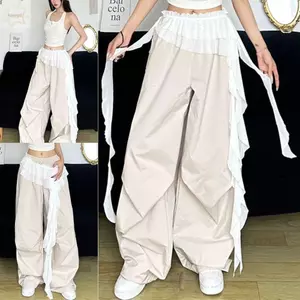 Váy Mini ren AWNGD, Váy dạo phố Y2K không đều buộc dây, Váy xếp nếp thiết kế dây buộc lưng cao Harajuku