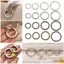 TOPTOOLCX 1 Ví Carabiner Túi xách Cổng mạ 19 / 25 / 32 / 38mm Hợp kim kẽm Móc túi Khóa thắt lưng