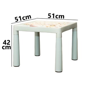 Bàn học sinh cho bé nhựa VIỆT NHẬT - Chân bàn xếp gọn, in hình chữ cái, động vật dễ thương - 1810-1