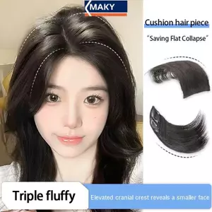 MAKY Thời Trang Cô Gái Thiness Lông Tơ Tóc Giả Mảnh Tóc Rễ Lông Tơ Để Tăng Khối Lượng Tóc Miếng Dán VN