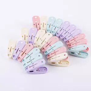 Nhỏ Nhỏ Kẹp Quần Áo Sấy Chống Rơi Bền Khô Tất Kẹp Dày Dễ Thương Chống Trơn Trượt Kẹp Quần Áo Hộ Gia Đình Kẹp Mạnh