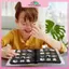 MYPANDA Nỉ Pin Thổ Cẩm Hiển Thị Sách Lưu Trữ DIY Huy Hiệu Quyến Rũ Người Tổ Chức Sách Huy Hiệu Kim Loại Ngực Lưu Niệm Album Pin Huy Hiệu Bộ Sưu Tập.
