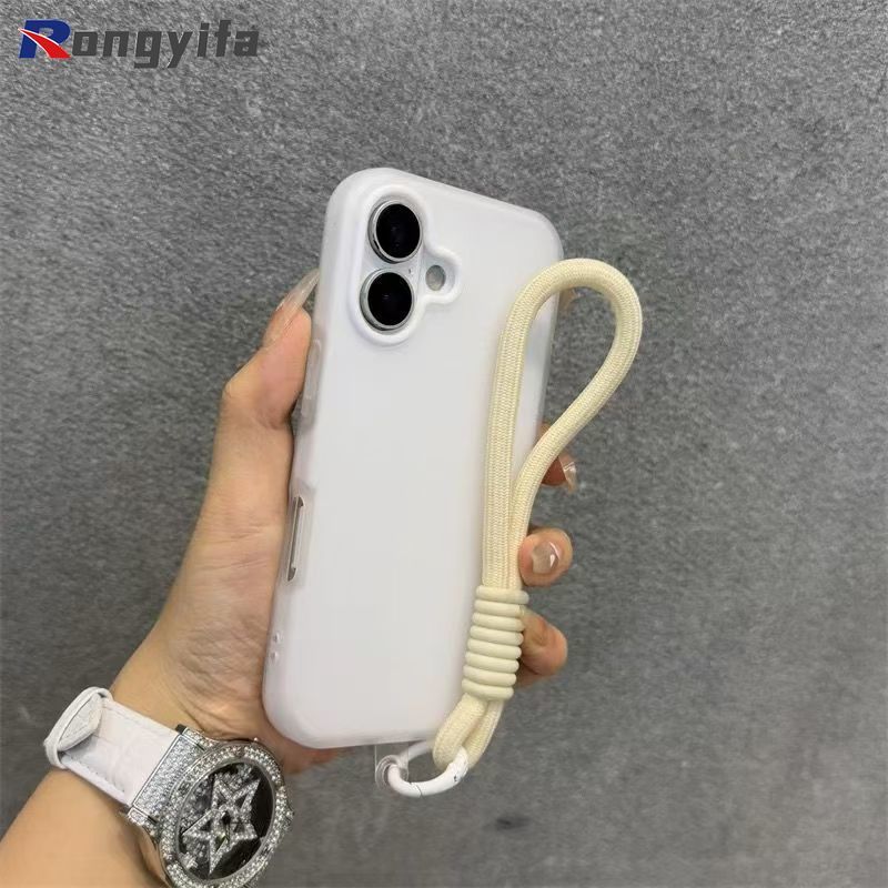 Ốp Lưng 2 Trong 1 Cho Xiaomi 17T 17 Pro Max 15T 14T 11T Pro Mi 11 Lite Vỏ Màu Kẹo Vỏ Điện Thoại Chống Sốc Dễ Thương Có Dây Buộc Ngắn