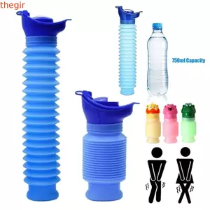 Túi đựng nước tiểu di động THEGIRL8B, Xô tiểu có thể thu vào chống rò rỉ cho trẻ em, Du lịch ngoài trời có thể tái sử dụng Thiết bị nước tiểu cắm trại đa chức năng có thể gập lại Trẻ em bô