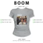 BOOM Áo Baby Tee Nữ Cotton Ôm Body-Áo Thun Ngắn Tay Y2K In Hình PhongCách Mùa Hè, Cổ Tròn Hàng Đầucách hàn quốc phong456