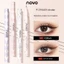 bút kẻ bọng mắt 2 đầu chuốt mắt mascara cọ kẻ bọng mắt Bút kẻ mắt dạng lỏng NOVO Màu siêu mịn Trắng chống thấm nước Chống mồ hôi lâu trôi Chống nhòe Nhanh khô dưới người mới bắt đầu