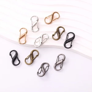 Ba lô hợp kim kim loại Carabiner Khóa nhân vật hình chữ S Khóa lò xo Khóa nhân vật Khóa tiện dụng Dụng cụ chìa khóa Hành lý Dải điều chỉnh Khóa 6.23 STYI