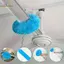 Quạt Trần Microfiber HL Kéo Dài Lên Đến 80cm Tay Cầm Dài Bụi Loing Có Thể Tái Sử Dụng Bàn Chải Bụi Cho Gia Đình Dễ Dàng Làm Sạch LMWU
