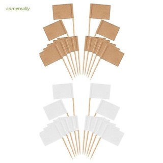 100 Que Gỗ Cắm Bánh Mini Trang Trí