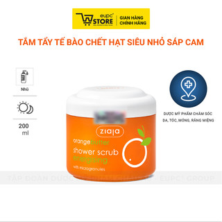 Tắm Tẩy Tế Bào Chết Hạt Siêu Nhỏ Sáp Cam Ziaja 200ml Thích Hợp Với Mọi Loại Da EUPC STORE