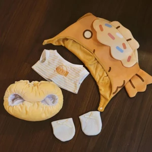 Bộ Quần Bánh Mì Taiyaki 4 Bộ 40cm Quần Áo Búp Bê Cotton Ngồi Quần Áo Bé Dễ Thương Cho Bé 6.24