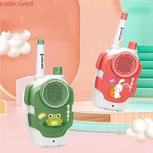 COSCOVED Đồ chơi bộ đàm cho trẻ em, Máy liên lạc trên đài phát thanh Giáo dục sớm Máy liên lạc giữa cha mẹ và con cái, Không bức xạ Máy đi bộ cầm tay Mini hai chiều đường dài Quà tặng sinh nhật