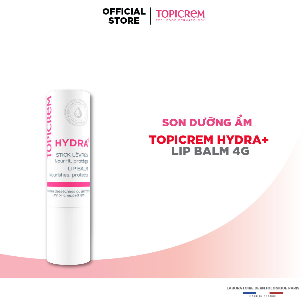 Son dưỡng môi Topicrem Hydra+ Lip Balm 4g