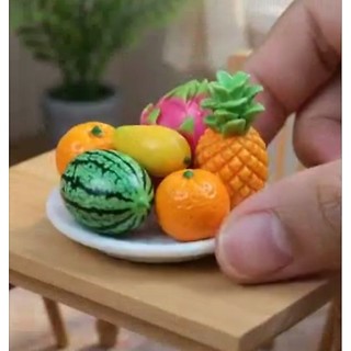 Đĩa trái cây Trưng bài thờ cúng thần Tài thổ địa mini