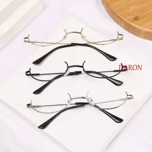 DARON Nửa Khung Kính Hàn Quốc Đáng Yêu Nữ Nam Cosplay Đảng Kính Mắt Khung Kính