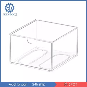 Máy Tính Để Bàn Sắp Xếp Trong Suốt Acrylic Hộp Bảo Quản Trang Điểm Người Tổ Chức Có Nắp Chống Bụi Xếp Chồng Tủ Trang Sức Chống Thấm Nước Thích Hợp Cho Phòng Ngủ