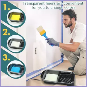Bộ con lăn sơn tường kèm chổi nhỏ, bộ lăn sơn 9 inch mueadsyvn