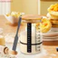 Bình khởi động bột chua COCODECOVED, Hộp đựng lên men dung tích 900ml, Dụng cụ nhà bếp Thiết kế miệng rộng Chất liệu thủy tinh trong suốt Bình thủy tinh trong suốt Bảo quản thực phẩm