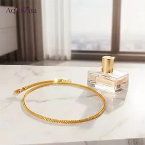 AqToCna Hợp kim mạ vàng thời trang Nelace Dây chuyền hình học chất lượng cao dành cho những người yêu thích văn hóa Hip Hop AqToCna