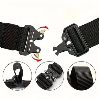 Nam Nylon Thắt Lưng Phát Hành Nhanh Khóa Bền Polyester Chiến Thuật Tập Gym Đi Bộ Đường Dài Mặc Thường Ngày