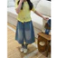Quần Trẻ Em 2026 Bé Gái Phiên Bản Hàn Quốc Retro Denim Mềm Mại Quần Ống Rộng Trẻ Em Quần Crop Rời