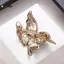 KUZHEN Thời Trang Sáng Tạo Kim Cương Giả Hummingbird Thổ Cẩm Dành Cho Nữ Quần Áo Áo Áo Phụ Kiện Quà Tặng HOT
