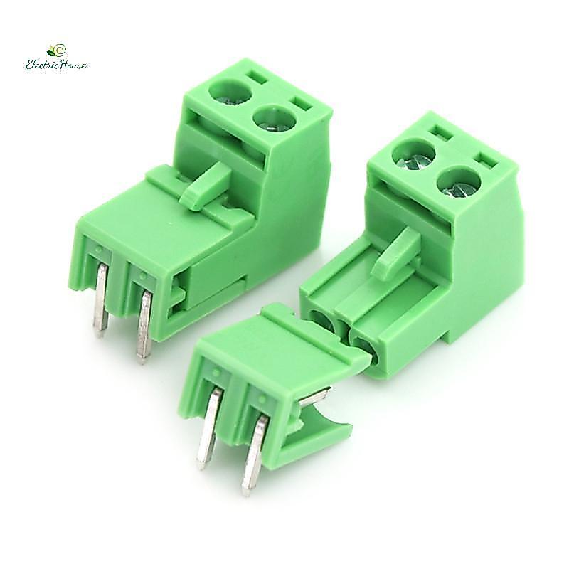 [Nhà điện] 20 chiếc 5.08mm Pitch 2Pin Vít cắm PCB Terminal Block Connector mới