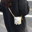 Mùa Hè Sợi Cotton Dệt Gấu Nhỏ Bé Gái Túi Nhỏ Son Môi Túi Bé Gái Hoạt Hình Dễ Thương Túi Messenger Dệt