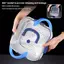 AA Công suất lớn Thép không gỉ Crisper có tay cầm Nắp kín khí Hộp cơm trưa chống rò rỉ Hình chữ nhật Hộp giữ tươi Tủ lạnh VN