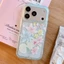 Lily Flowers Ice Fog Frosted Phone Case Cho iPhone 17 Pro Max 16 15 14 13 Vỏ Bảo Vệ Chống Sốc