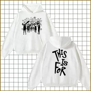 TWICE NÀY LÀ CHO tour du lịch thế giới Áo Hoodie Anime Áo Unisex Áo dài tay