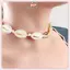 JRP Boho Bãi Biển Bohemian Vỏ Choker Nelaces Dành Cho Nữ Bé Gái Thời Trang Mùa Hè Trang Sức Dây Xích Vỏ Mặt Dây Nelace JRP