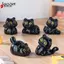 5 Cái / bộ Mèo Trang Trí Các Bức Tượng Nhỏ Nhựa Thu Nhỏ Mèo Con Dễ Thương Micro Phong Cảnh Thủ Công Đồ Trang Trí Nhỏ Trang Trí Máy Tính Để Bàn VN