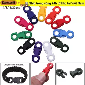 ESSENCEH 4 / 8 / 12 / 20 Chiếc Dây Đeo Cổ Chó Bán Chạy Paracord Vòng Tay Phụ Kiện 5 Mm Cắm Trại Túi Phần