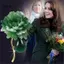 LUImo Thời Trang Tinh Tế Hoa Mẫu Đơn Xanh Thổ Cẩm Cho Nữ Bé Gái Vintage Chống Trơn Trượt Chân Đa Năng Corsage Quần Áo Phụ Kiện Quà Tặng SBS