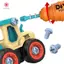 MJnmc Trẻ Em DIY Tháo Lắp Kỹ Thuật Đồ Chơi Ô Tô Có Đai Ốc Lắp Ráp Xếp Hình Và Trượt Khai quật Tháo Lắp Chức Năng Mới