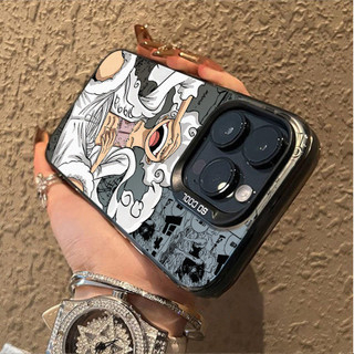 Dành cho iPhone 17 Pro Max 16 Pro / 15 14 13 12 11 XS Max "Gear 5 Luffy" Vỏ điện thoại mờ cứng / iPhone 12 11 X Xr 7 8 SE Vỏ mềm chống sốc Vỏ iPhone