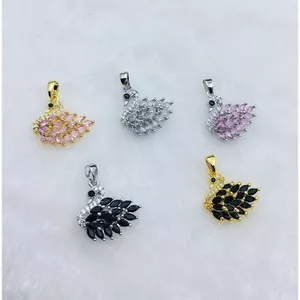 Bán chạy Thiên Nga Nhiều Màu Sắc Đơn Giản Phù Hợp Với Bé Gái Mặt Dây Chuyền Thép Titan Kim Cương Không Phai Màu Cao Cấp Ánh Sáng Phong Cách Sang Trọng Vòng Cổ 2026-6-26