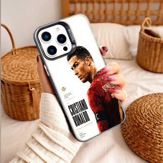 Ốp Lưng iPhone Cristiano Ronaldo No.7 Cho iPhone 17 7 8 xs xr 11 12 13 14 15 16 Pro Max Plus CR7 Ốp lưng TPU mềm