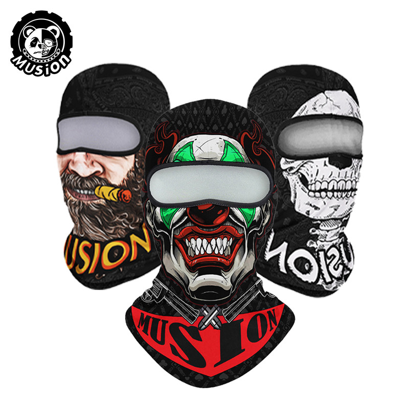 Mặt nạ toàn mặt Musion Skull Balaclava - Chống nắng và chống bụi dành cho người đi xe đạp ngoại trời