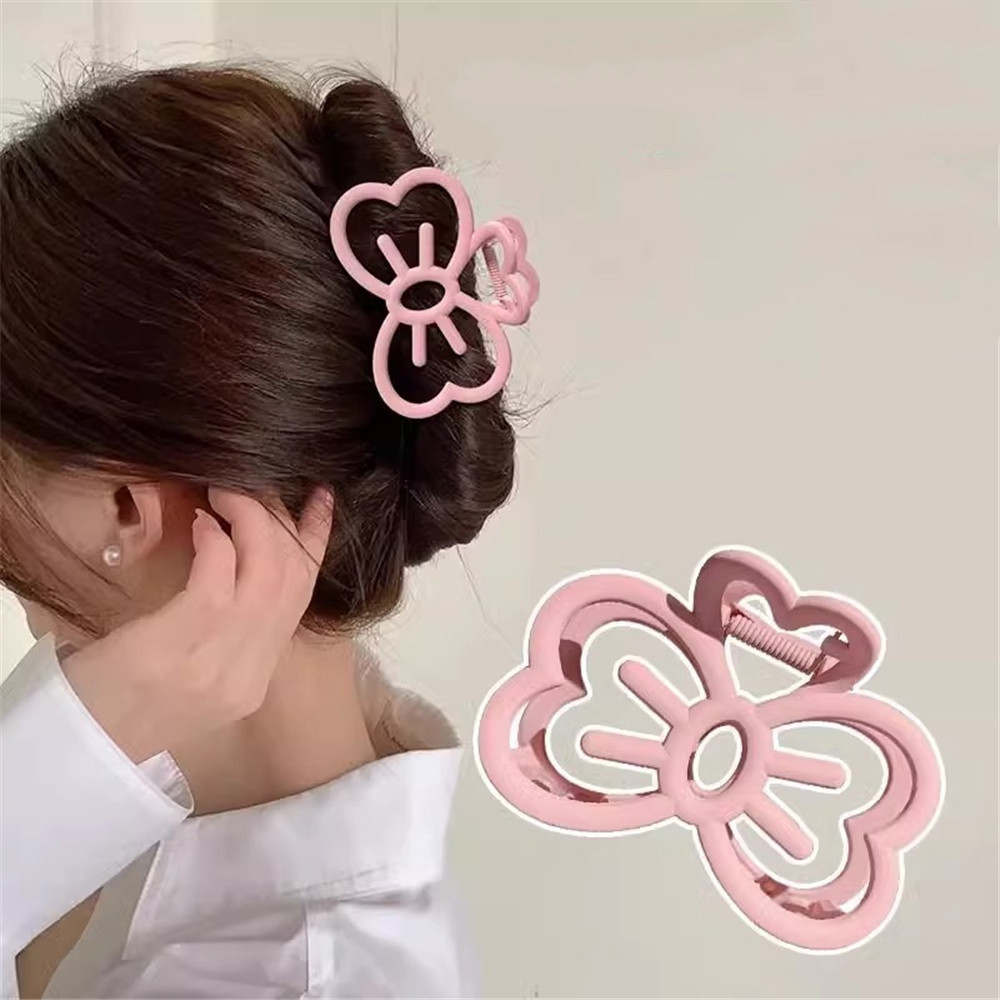 Kẹp Tóc Đơn Giản & Dễ Thương: Nơ, Cuộn Lưng Đầu, Cá Mập