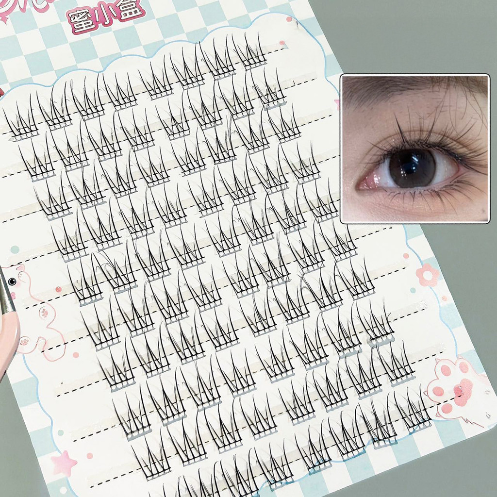 Nối mi cụm lông tơ liền mạch 10-11mm C Curl Lash Extension Thích hợp cho phụ nữ mọi lứa tuổi