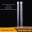 Giá đỡ hương ICUCKO, có nắp kín khí có thể tháo rời Ống dính hương Acrylic, Ống lưu trữ que Joss trong suốt