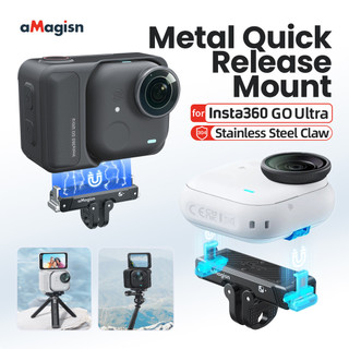 Dành Cho Insta360 GO Siêu Kim Loại Phát Hành Nhanh Kim Loại Từ Tính Nhanh Đế Phát Hành Phụ Kiện Máy Ảnh Thể Thao