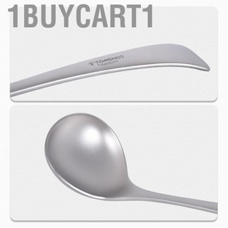 1buycart1 Tomshoo Pure Titanium Long tay cầm Spoon Hộ gia đình cắm trại ngoài trời