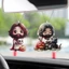 Bộ 5 Món Trang Trí Halloween Acrylic Charms | Móc khóa ma quái, Đồ trang trí gia đình có chi tiết phát sáng - Trang trí treo nhiều màu