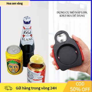 【24H】Dụng Cụ Mở Nắp Lon Lý Tưởng Cho Người Già, Trẻ Em Hoặc Bệnh Nhân, Chất Liệu Thép Không Gỉ + Nhựa ABS, Giá Rẻ