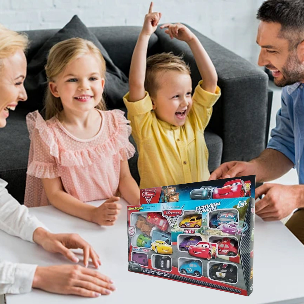 12-in-1McQueen Toys Model Super Racing Cars Pull Back Toy