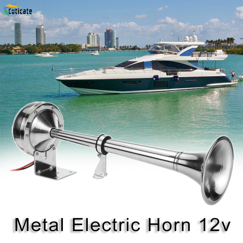 12v Thuyền Biển Sừng Thép Không Gỉ Trumpet Cho Tàu Tàu RV Trailer